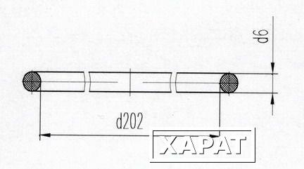 Фото Д131.00.47 (Д100-01-047А) кольцо силикон