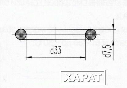 Фото Д131.00.30 (Д100-21-030А) кольцо Силикон