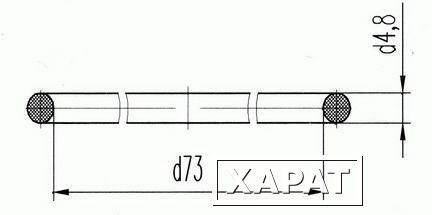 Фото Д218.00.08 (Д100.27.044; 3МВП-1-03) кольцо уплотнительное