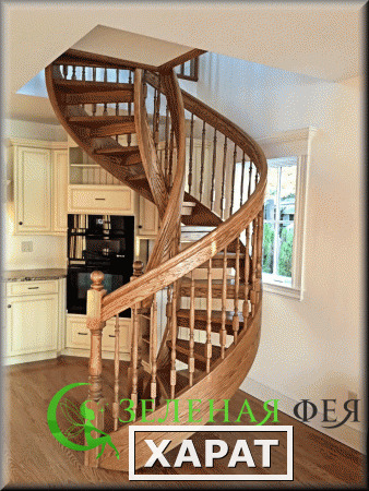 Фото Изготовление деревянных лестниц
