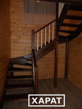 Фото Лестница из дерева на второй этаж