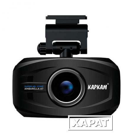 Фото Видеорегистратор автомобильный КАРКАМ Q7, цветной 3" (экран 7,6 см), 3 Мп, Super HD, ночная съемка, GPS, microSDHC