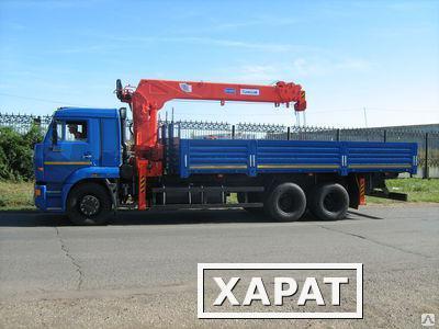 Фото Бортовой автомобиль КАМАЗ 65117-6010-78 c KANGLIM 1256G-2