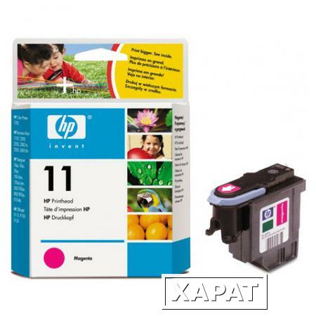 Фото Головка печатающая для плоттера HP (C4812A) Designjet 510/CC800PS/ 800/500 и др., №11, пурпурная