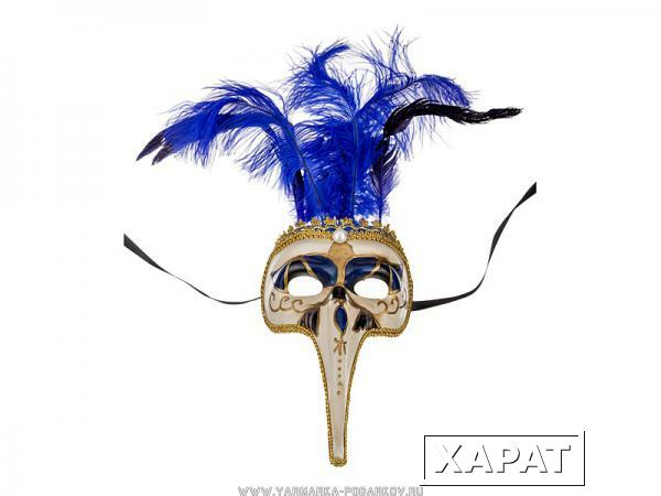 Фото Изделие декоративное маска карнавальная 55х17 см. без упаковки