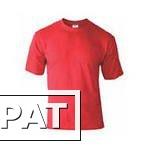 Фото Мужская футболка красная (кулирка, размеры 42-60, артикул Ф-2)