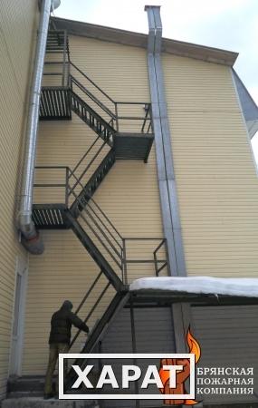 Фото Лестница маршевая эвакуационная 3-го типа