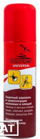 Фото Защитный аэрозоль от укусов кровососущих насекомых и клещей. (INSEKTLINE® UNIVERSAL NEW)