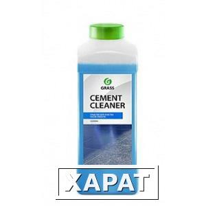 Фото Кислотное моющее средство для очистки полов и других поверхностей от остатков цемента 1 л grass cement cleaner 217100
