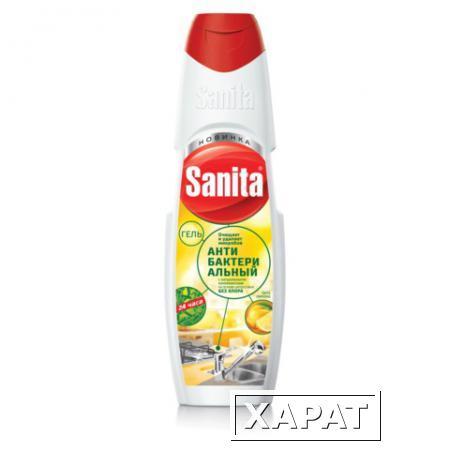Фото Средство для кухни 500 г, SANITA (Санита) "Сила лимона", гель с антибактериальным эффектом