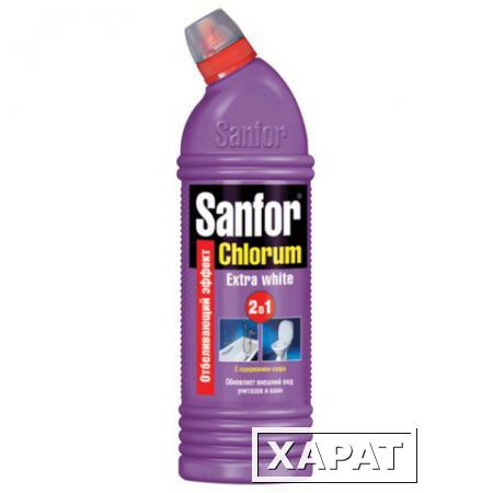 Фото Чистящее средство 750 г, SANFOR Chlorum (Санфор Хлорный), мгновенное отбеливание