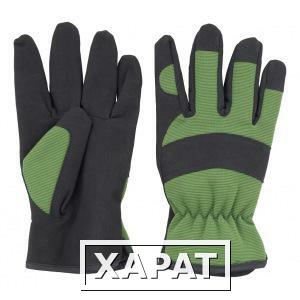 Фото Садовые перчатки KWB синтетика, зеленые, женские, L, SB 9339-30