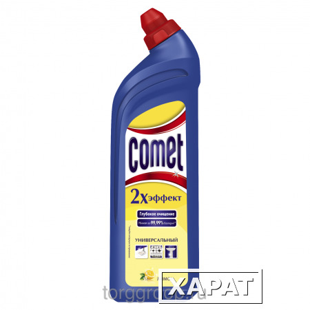 Фото Чистящее средство для сантехники Комет - гель 1л (Лимон)