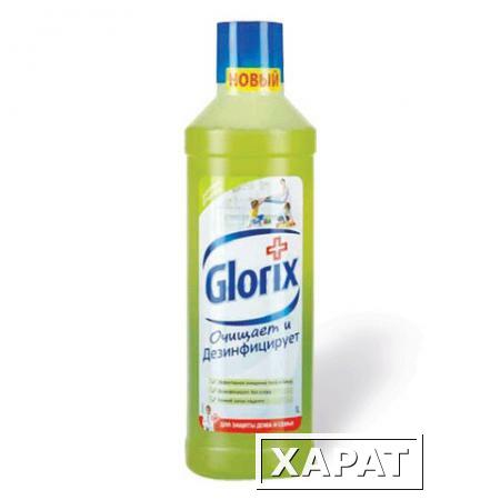 Фото Средство для мытья пола GLORIX (Глорикс), 1000 мл, "Лимонная Энергия", дезинфицирующее