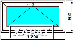 Фото Окно пвх фармуга