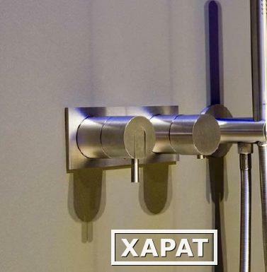 Фото Antonio Lupi AYATI AY653PLU Комплект смесителей для душа (полированная нерж.сталь) | интернет-магазин сантехники Santehmag.ru