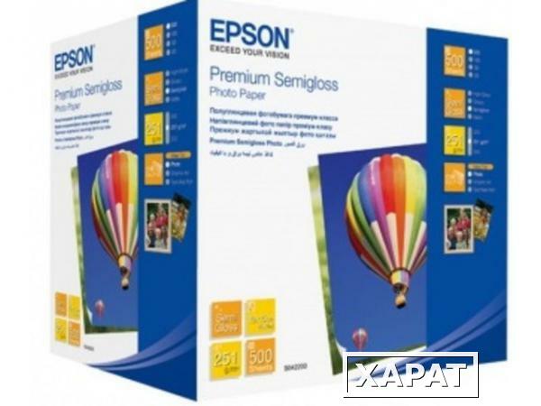 Фото Расходные материалы Epson Premium Semigloss Photo Paper, 260 гр/м2, 10 x 15 (500 листов)