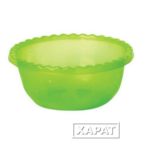 Фото Миска-салатник 8 л IDEA, круглая, диаметр 35 см, высота 14 см, цвет салатовый