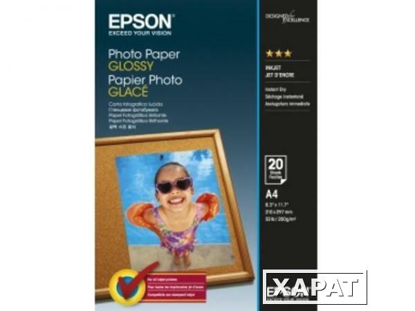 Фото Расходные материалы Epson Photo Paper Glossy 200 гр/м2, A4 (20 листов)