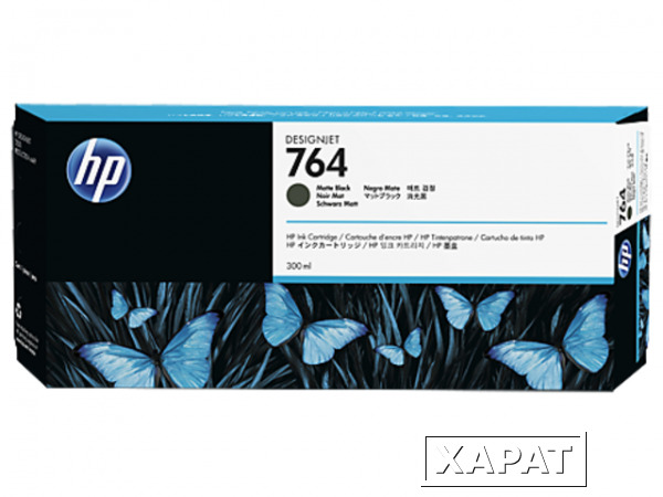 Фото Расходные материалы HP 764 300-ml Matte Black Designjet Ink Cartridge