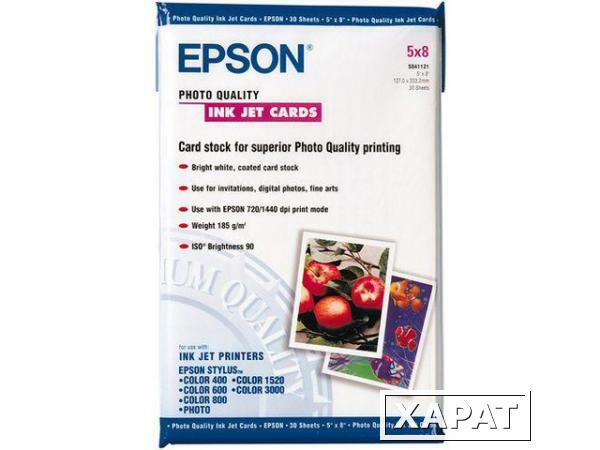 Фото Расходные материалы Epson Photo Quality Ink Jet Card 5" х 8" (30 листов)