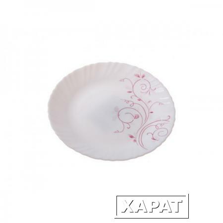 Фото Тарелка десертная стеклокерамическая, 190 мм, круглая, серия Пурпурное сияние, DIVA LA OPALA (Collection Classique) (13-119022)