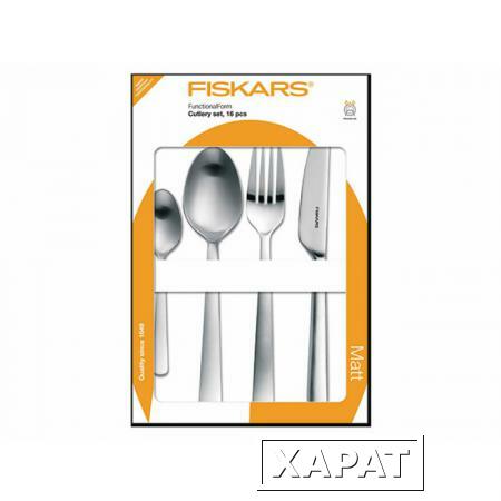 Фото Набор столовых приборов 16 шт. матовый Functional Form Fiskars (1002958) (FISKARS)
