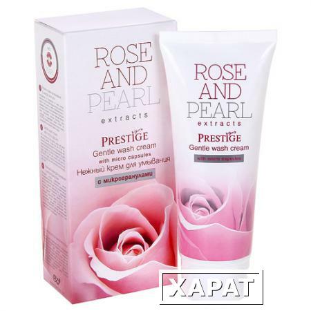 Фото Нежный крем для умывания с микрогранулами Vip's Prestige Rose@Pearl Роза Импекс 100 ml