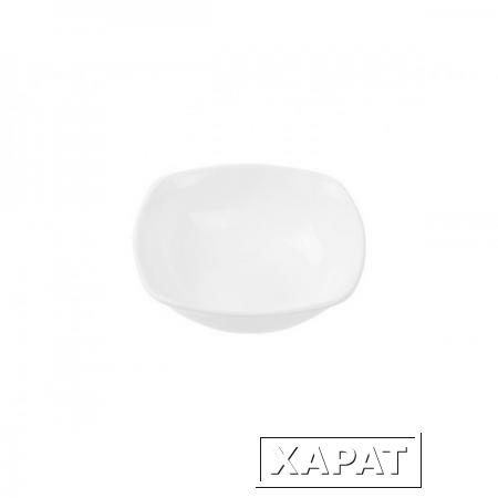 Фото Салатник стеклокерамический, 152 мм, квадратный, серия Севилья, белый, PERFECTO LINEA (15-315210)