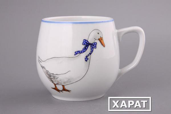 Фото Кружка "гуси" 350 мл. высота=8 см. Cesky Porcelan (606-593)