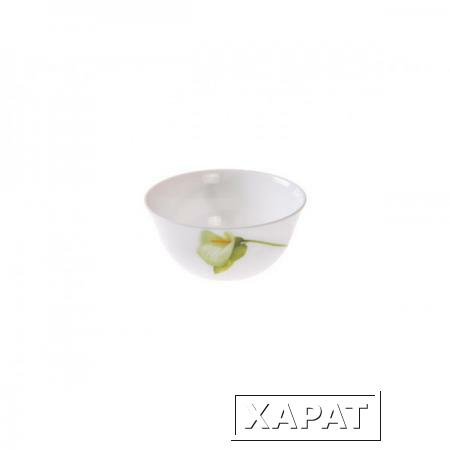 Фото Салатник стеклокерамический, 120 мм, круглый, серия Белая калла, DIVA LA OPALA (15-112026) (Collection Ivory)