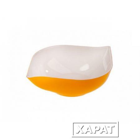 Фото Салатник двухцветный Estel (Эстель) 0,5 л, снежно-белый, оранжевый, BEROSSI (Литраж 0.5 литра) (ИК10518000)