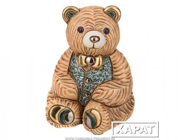 Фото Статуэтка декоративная медвежонок 9х7,5 см, высота 6,5 см,
