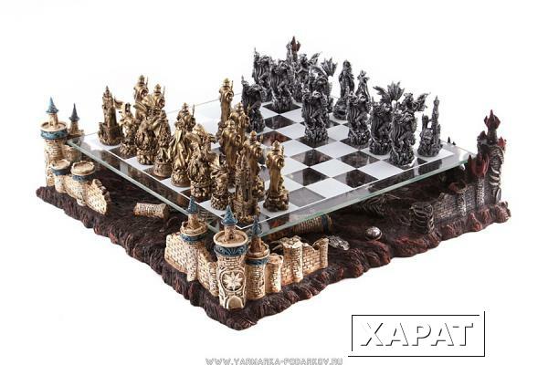 Фото Набор для игры в шахматы 42х42х12 см,