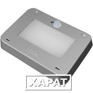 Фото Пылевлагозащищенный светодиодный светильник Uniel ULT-V21-13,5W/NW SENSOR IP65 SILVER 07584