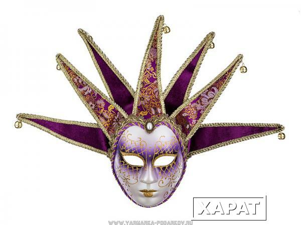 Фото Изделие декоративное маска карнавальная 43х60 см, без упаковки