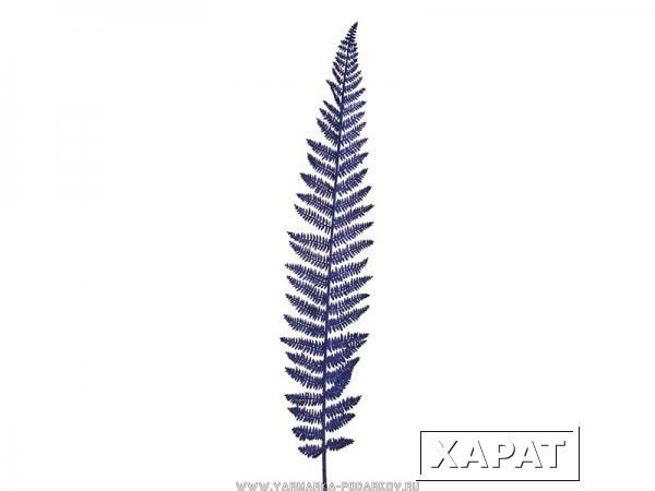 Фото Изделие декоративное пальмовый лист длина 70см, фиолетовый