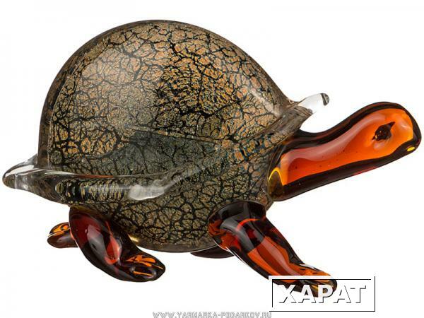 Фото Фигурка черепаха 18х6х12 см. ручная работа