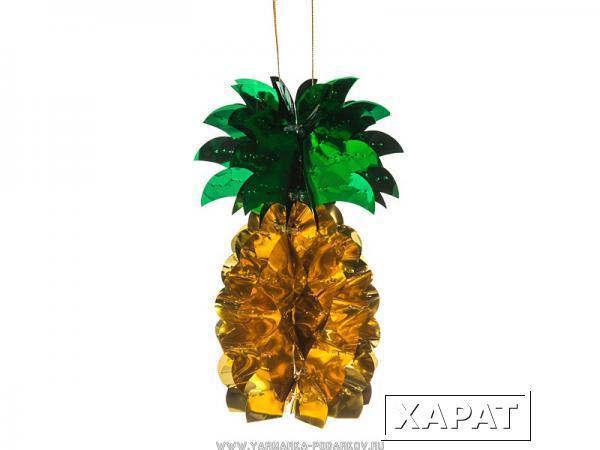 Фото Декоративное изделие подвес ананас 20х6 см,