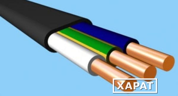 Фото Кабель ВВГнг-LS-П 3х2,5 ож