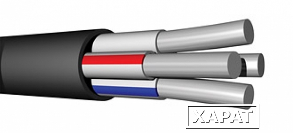 Фото Кабель АВВГнг 5х4(ож)-1