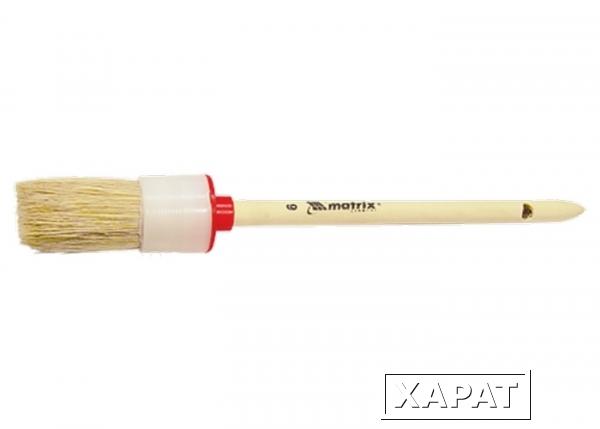 Фото Кисти PRORAB Кисть круглая №16 (55мм) с деревянной ручкой Matrix