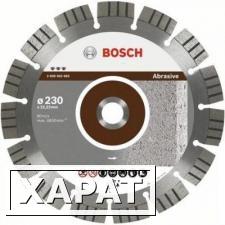 Фото Алмазный диск Bosch Best For Abrasive (по абразивным материалам: песчанник, кирпич, черепица, пемза, пористый бетон) 115-22,23 | 2608602679