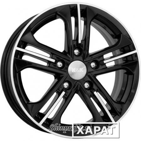 Фото K&amp;K Trinity 6x15/5x100 D57.1 ET43 Алмаз черный