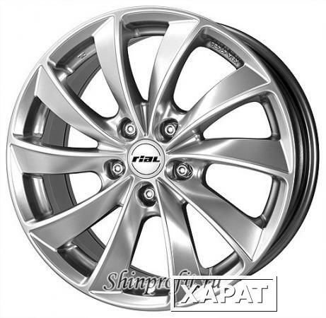 Фото RIAL Lugano 6.5x16/4x100 D63.3 ET48 Silver