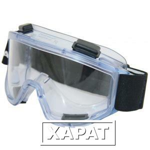 Фото Защитные закрытые очки с непрямой вентиляцией росомз зн11 panorama super pc 21130