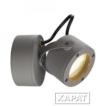 Фото SITRA 360 WL светильник накладной IP44 для лампы GX53 9Вт макс., темно-серый | 231514 SLV