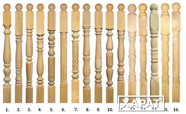 Фото Элементы лестниц(балясины,столбы,колонны,поручень,повороты,ступени)