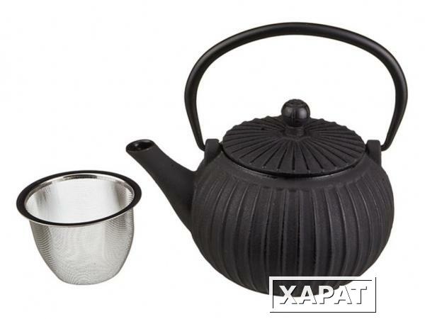 Фото Заварочный чайник чугунный с эмалированным покрытием внутри 500 мл. Ningbo Gourmet (734-034)