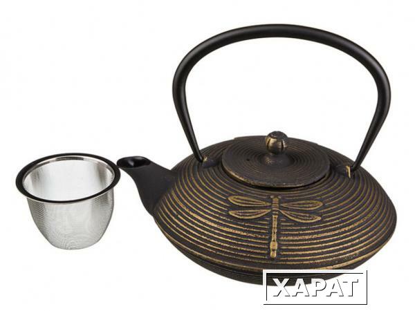 Фото Заварочный чайник чугунный с эмалированным покрытием внутри 800 мл. Ningbo Gourmet (734-044)
